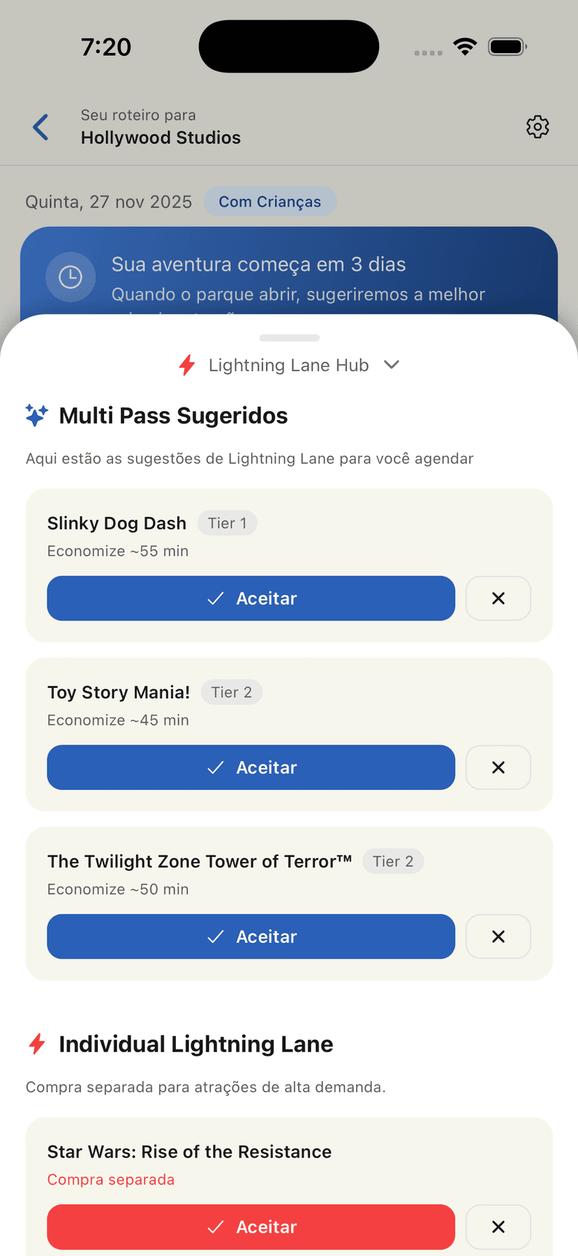 Avolar App - AI Recommendations