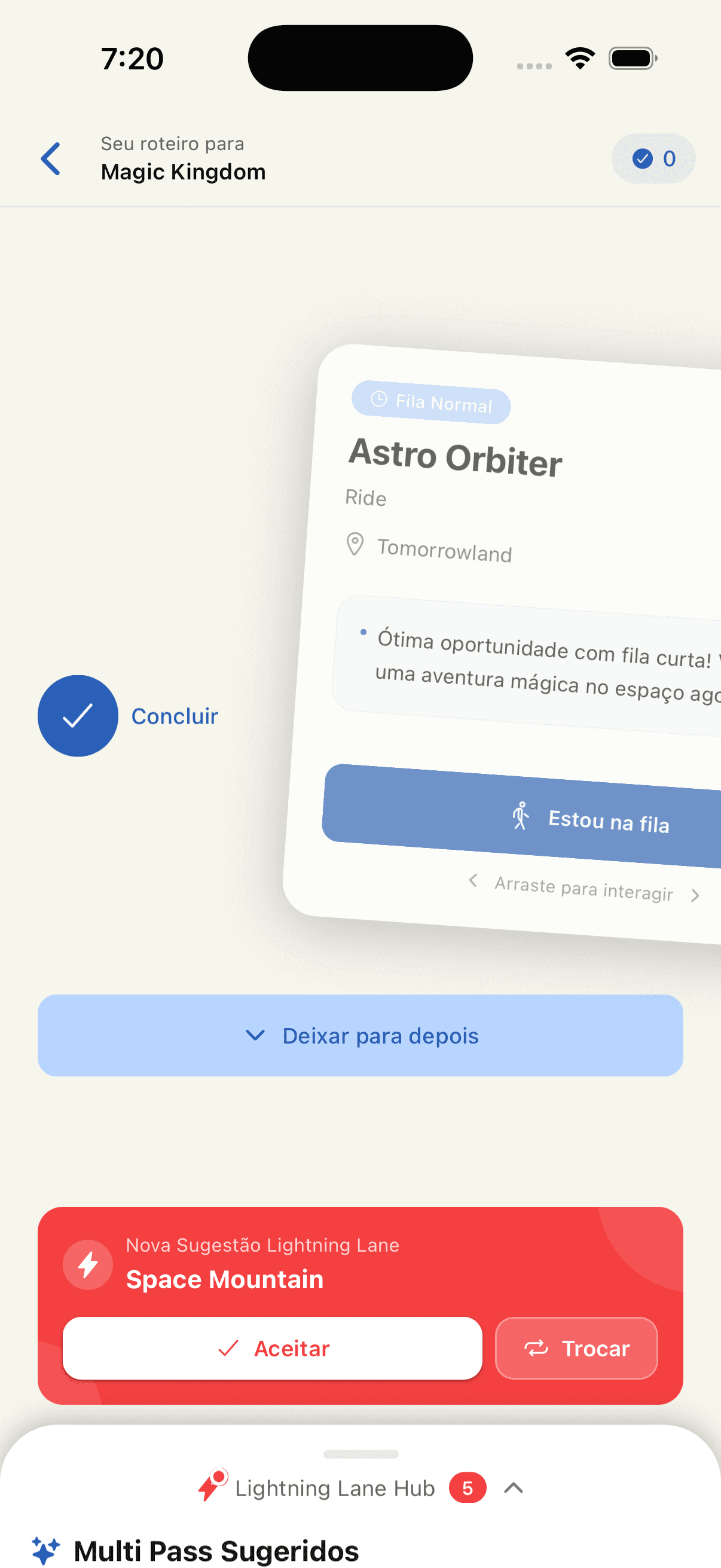 Sugestões Inteligentes em Tempo Real